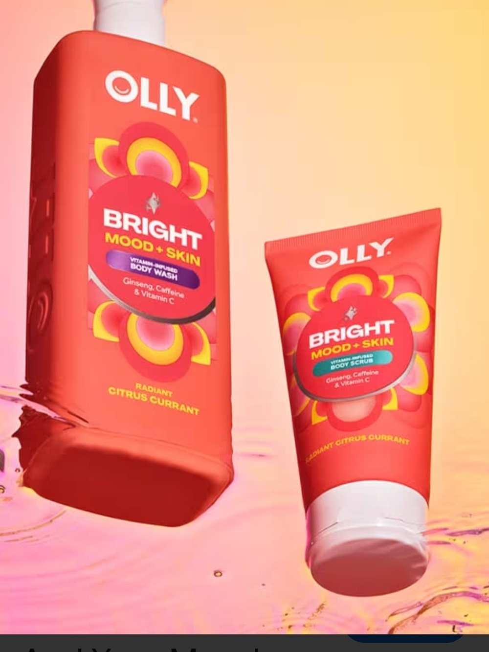 Bright Mood + Skin Radiant Citrus Body Scrub -
